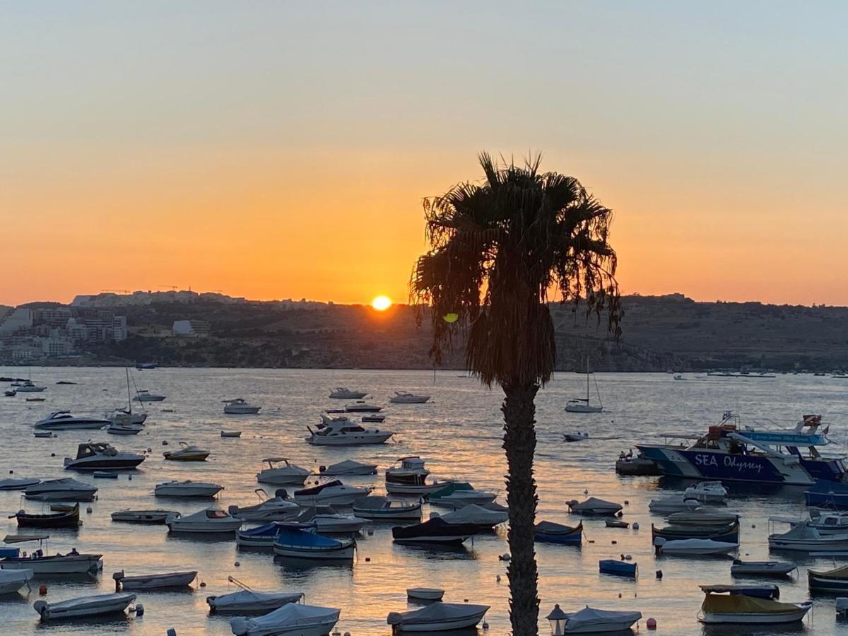 Bugibba Sunrise View Modern Apartment San Pawl il-Baħar Eksteriør billede